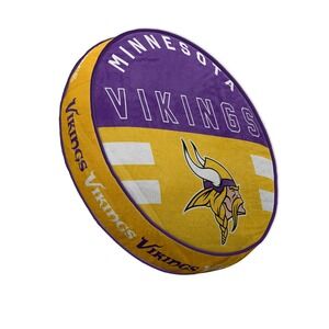 Minnesota Vikings  Circle Pillow, 15" x 4", 100% Polyester Fiber Fill